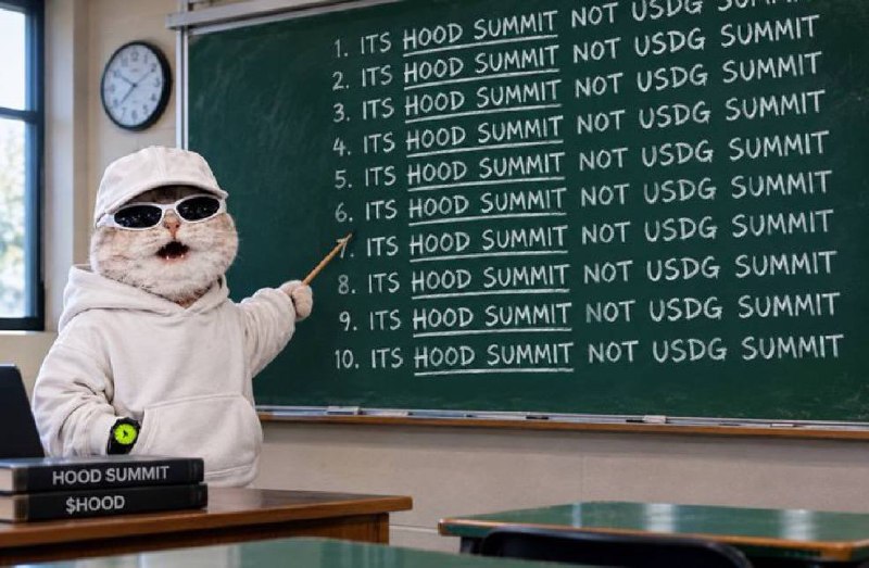 Lesson 1 — HOOD Summit not USDG Summit